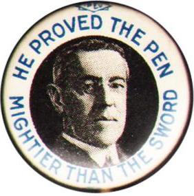 Wilson campaign button