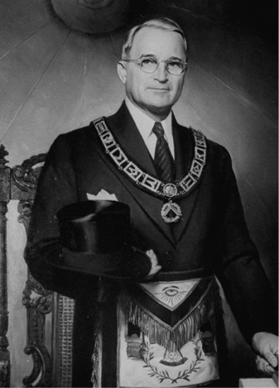 Truman Freemasonic garb
